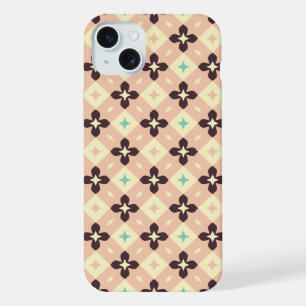 Motif floral géométrique sans couture