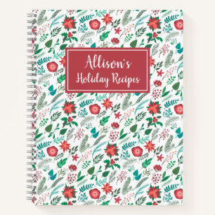 Motif Floral hiver Recettes de vacances Livre de r