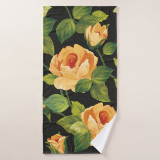 Motif floral incomparable avec de beaux roses