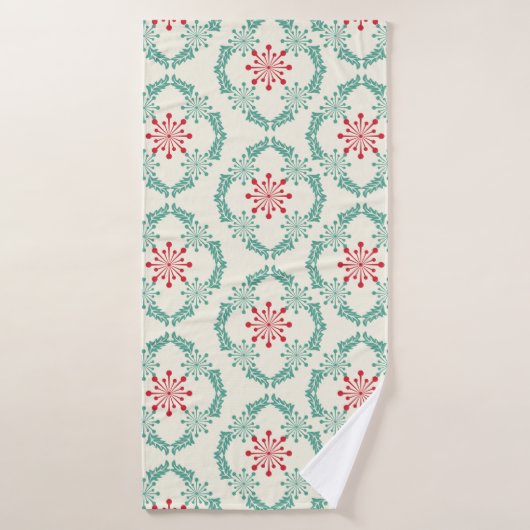 Motif floral incomparable de fleurs abstraites et (Serviette de bain)