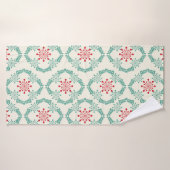 Motif floral incomparable de fleurs abstraites et (Serviette de bain)