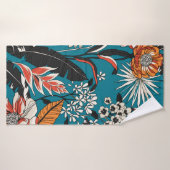 Motif floral ininterrompu dans (Serviette de bain)