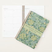 Motif floral jasmin vert 2026 (Devant avec enveloppe)