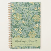 Motif floral jasmin vert 2026 (Devant)