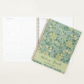 Motif floral jasmin vert 2026 (Devant avec enveloppe)