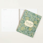 Motif floral jasmin vert 2026 (Devant avec enveloppe)