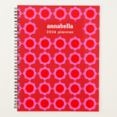 Motif Floral moderne du milieu du siècle Monogramm (Devant)