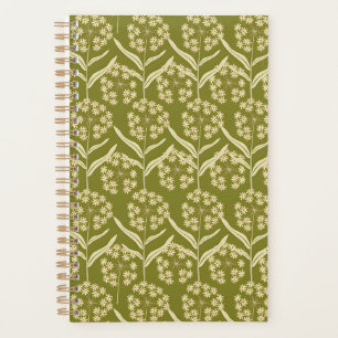 Motif floral moderne : Fleurs d'ombelle blanches