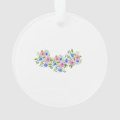 Motif floral mou à ressort (dos)