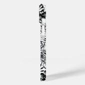 Motif floral noir et blanc coque iphone (Verso / Gauche)