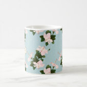 Motif floral Nom d'impression Mug (Centre)