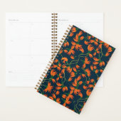 Motif floral orange fluide (Devant avec enveloppe)