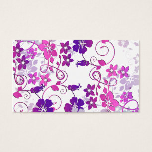 Motif floral pourpre rose Girly abstrait