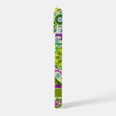 Motif Floral Retro tendance bloc de nom personnali (Côté gauche)