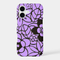 Motif floral riche de style japonais