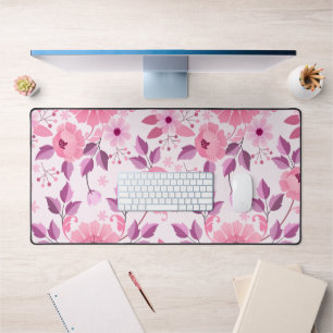 Motif floral rose avec des fleurs élégantes