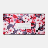 motif floral rose cerisier (Clavier et souris)