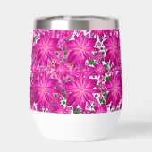 Motif floral rose chaud sans couture (Arrière)