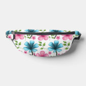 Motif floral rose et bleu (Poser)