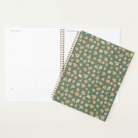 Motif floral rose foncé (Devant avec enveloppe)