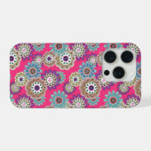 Motif floral rustique coloré rétro  (Verso Horizontal)