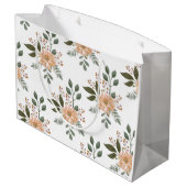 Motif floral - Sac cadeau (Dos Angle)