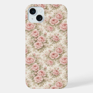 Motif floral sans couture de rose vintage élégant