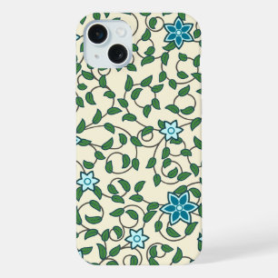 Motif floral sans couture sur fond beige