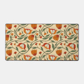 Motif floral sans couture sur fond beige (Recto)