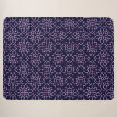 motif floral sur couvertures, plaid en molleton et (Devant (Horizontal))