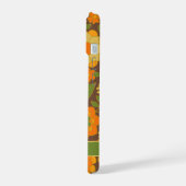 Motif floral tendance rétro avec bloc de nom (Côté gauche)