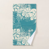 Motif floral tropical (Serviette à main)