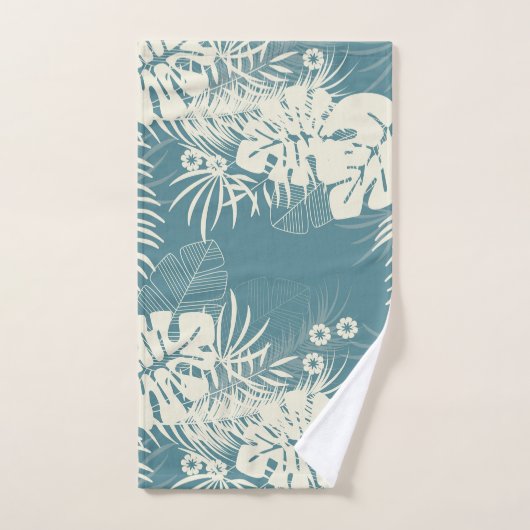 Motif floral tropical (Serviette à main)