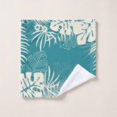 Motif floral tropical (Gant de toilette)