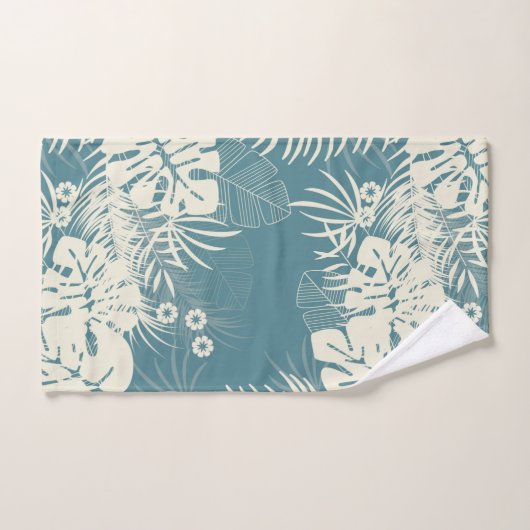 Motif floral tropical (Serviette à main)