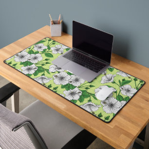 Motif floral tropical à fleurs d'Hibiscus blanc