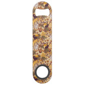 Motif floral tropical avec le tigre (Dos)