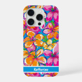 Motif floral tropical coloré (Verso)