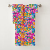 Motif Floral Tropical Coloré (En situation)