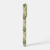 Motif floral vert botanique beige (Côté droit)