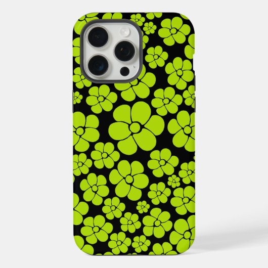 Motif floral - vert citron (Verso)