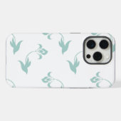 Motif floral vert sans couture (Verso Horizontal)