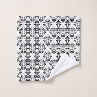 Motif Floral victorien sans couture noir blanc