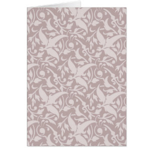 Motif floral vintage 1 - rouge fané