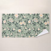 Motif floral vintage et tendance. Sans fin (Serviette de bain)