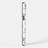 Motif floral violet aquarelle (Côté droit)