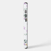 Motif floral violet aquarelle (Côté gauche)