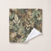 Motif florest (Gant de toilette)