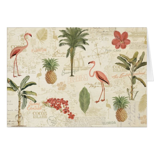 Motif floridien tropical (Devant horizontal)