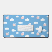 Motif Flying Pig Cute Piglet with Wings (Clavier et souris)